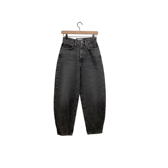 Agolde Balloon Ultra High Rise Curved Taper Jeans in Wicked Size 24 - Picture 4 of 5